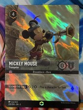Disney Lorcana Into the Inklands Enchanted Mickey Mouse Trumpeter 220/204