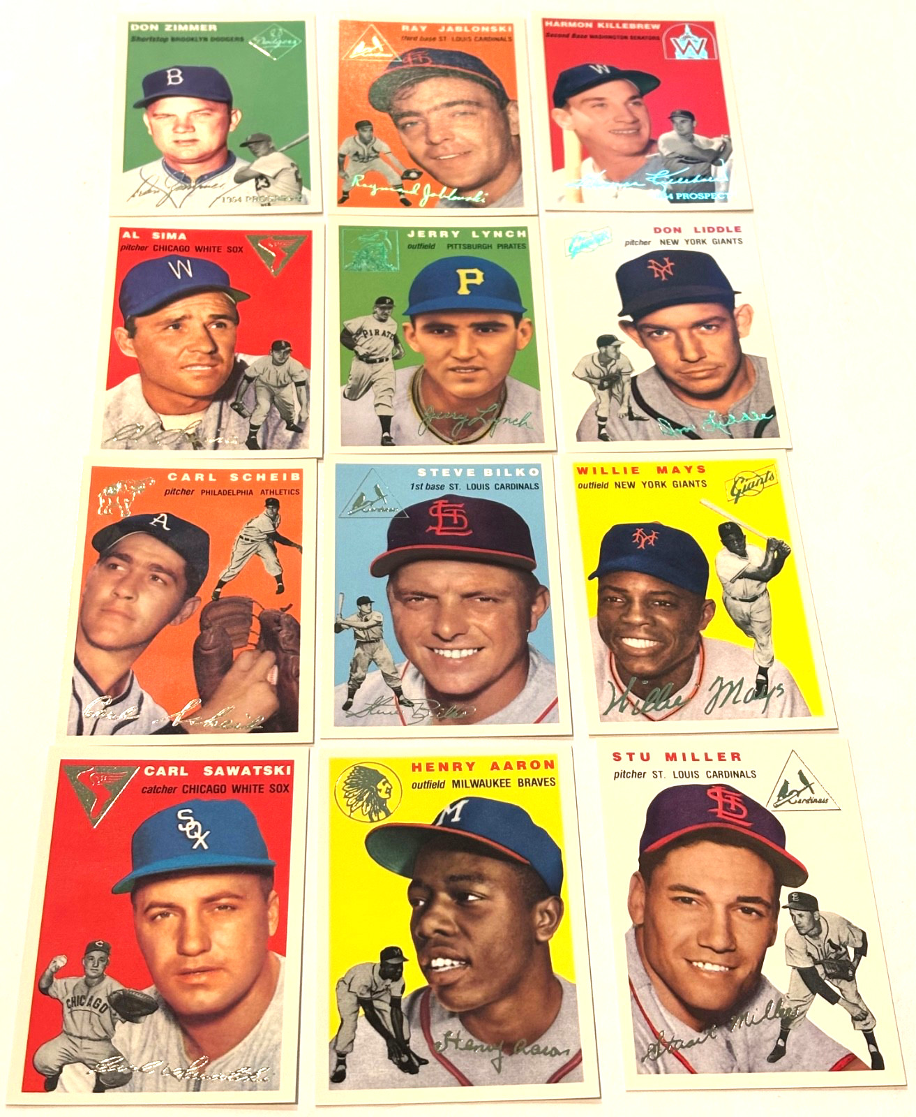 1994 Topps Archive 1954 Reprints GOLD Signature, Logo Complete Your Set, U Pik 1