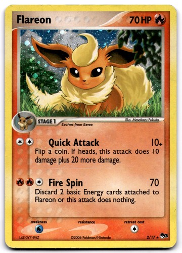 Flareon 002/017 - Pokemon POP Series 3 - HP