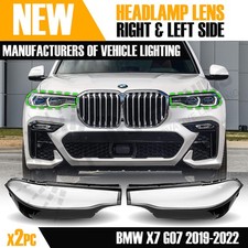 FOR BMW X7 G07 LEFT OR RIGHT SIDE FRONT HEADLIGHT LENS COVER 2019-22
