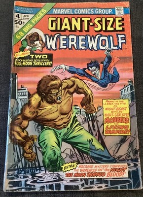 Giant-Size Werewolf #4 (Marvel Comics April 1975) - Bagged & Boarded