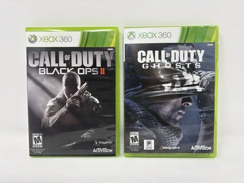 Call of Duty Black Ops II & Ghosts Xbox 360 Lot Tested Working Replacements Cult
