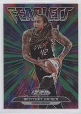 2022 Panini Prizm WNBA Fearless Green Prizm Brittney Griner #9 0tp2
