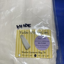 70x36x20 Muslin Garment Bag - 100 Organic Cotton - Clothing Storage Bag