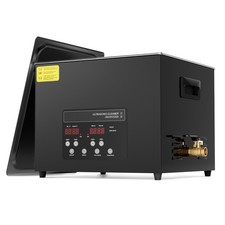 Uimoso 15L Ultrasonic Cleaner Pro Cleaning Machine with Basket Heater Timer 360W