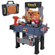 Kids Tool Bench Set with Electric Drill and Realistic Tool, Pretend Play Cons...
