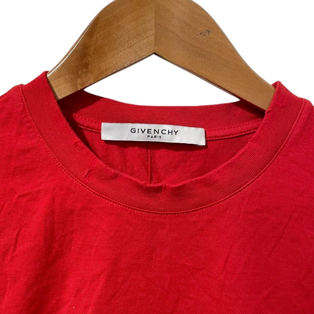 Givenchy Logo Patch Short Sleeves Damaged Crew Ne… - image 5