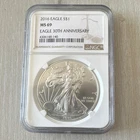 United States Mint 2016 American Eagle 1 oz Silver NGC MS69 30th Anniversary