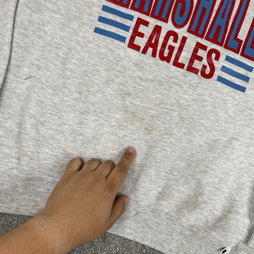 Russel Sweatshirt Mens XL Marshall Eagles Milwaukee Wi High School USA Vintage - Picture 4 of 15