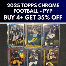 2025 Topps Chrome Football BASE - You Pick Singles - Complete Your Set - #1-250