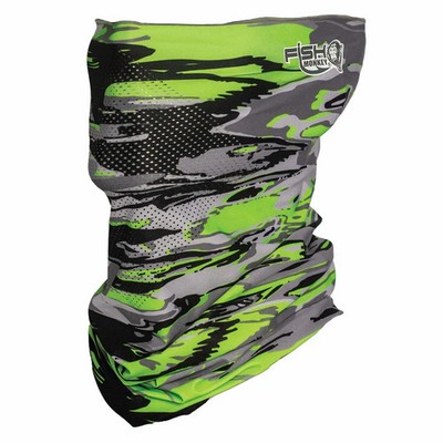 Fish Monkey Performance Face Mask Face Guard Face Covering VOODOO SWAMP GREEN