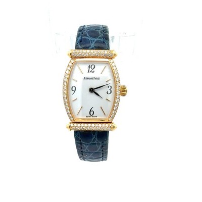 AUDEMARS PIGUET CARNEGIE TONNEAU WATCH  REF.67003BA FACTORY DIAMONDS