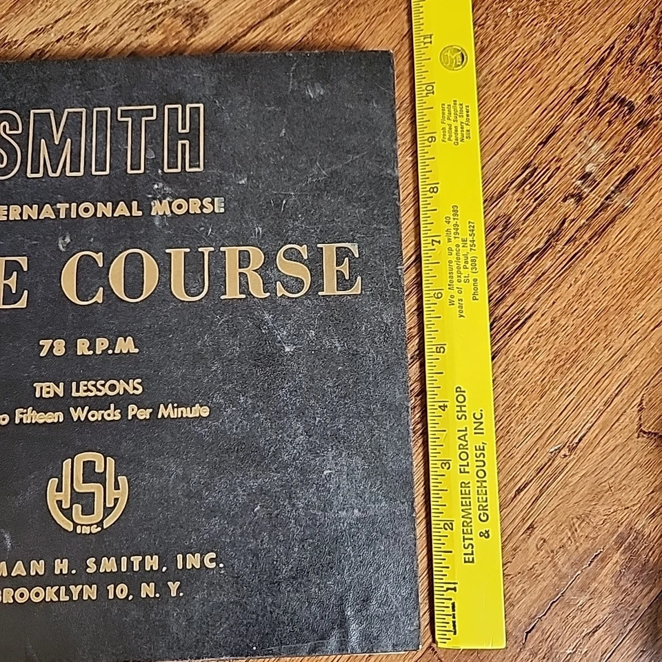 1957 Smith Morse Code Course Records Plus 2 Calrad Buzzer Practice KB 1.5 *read - Image 3 of 4