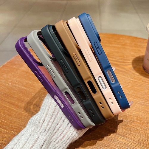 Magnetic Soft Hybrid Matte Phone Case For iPhone 16 Pro Max 15 Pro Magsafe Cover - Picture 7 of 16