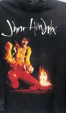Jimi Hendrix Short Sleeve Cotton Black All Size T Shirt