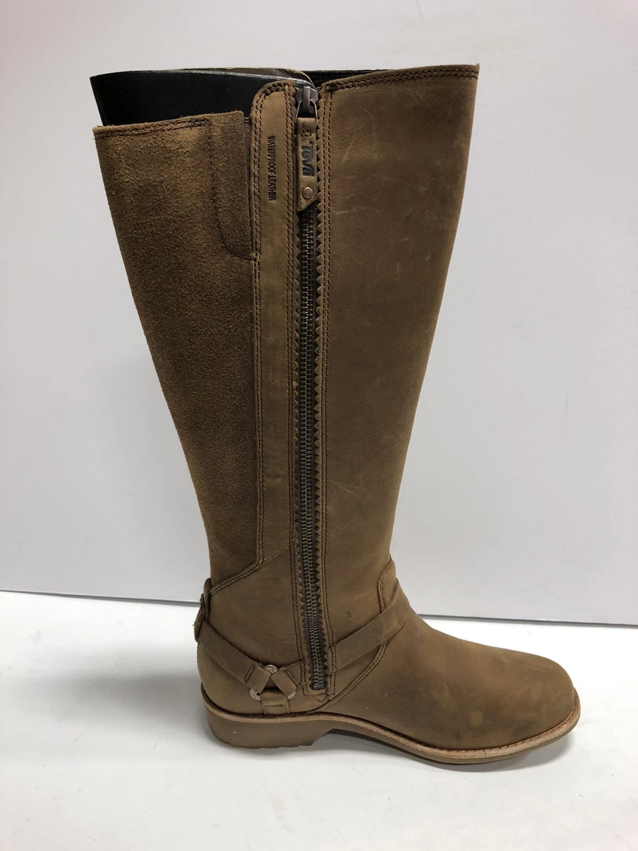 Teva Womens De La Vina Dos Tall Boots Brown 6.5 M eBay