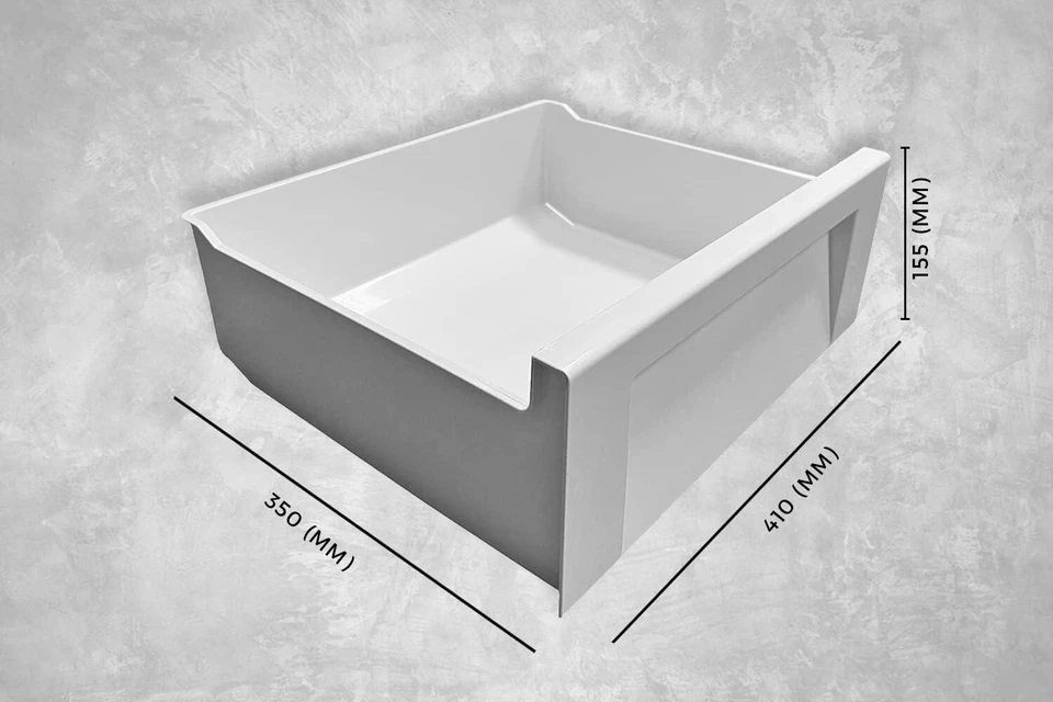 Cassetto Centrale Frigo Congelatore Freezer Whirlpool Ignis Bianco 481941879767 - Immagine 2 di 4