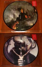 CELTIC FROST 2x LP PICTURE DISC VINYL Lot TO MEGA THERION & INTO PANDEMONIUM New