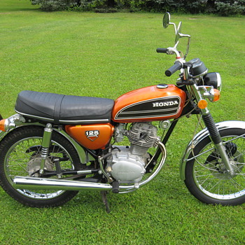 1974 Honda CB125 S1 - Fuel Gas Tank Stripe Decals Decal Set