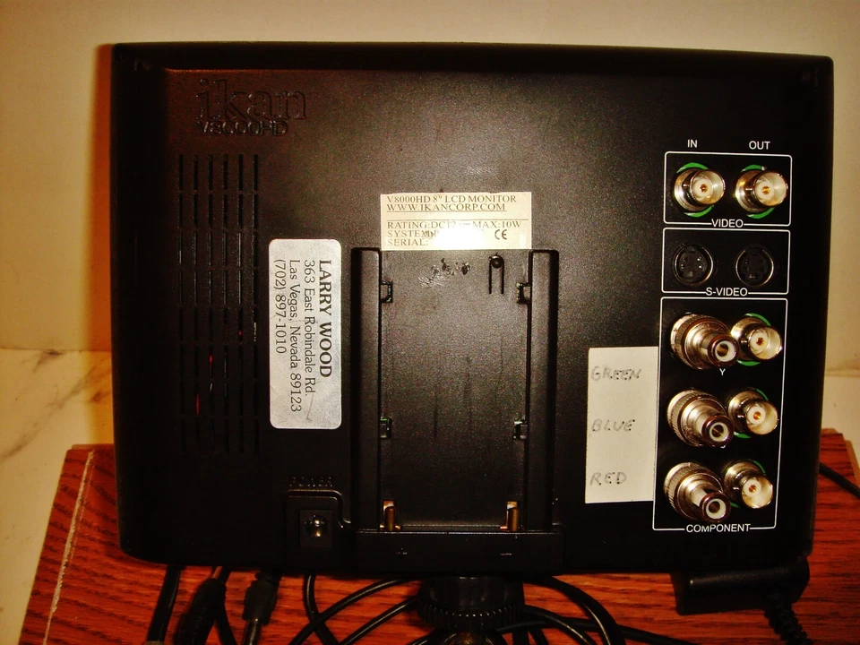 Ikan V-8000HD 8" LCD kit 1080i/720/480p, NTSC/PAL - Image 4 of 4