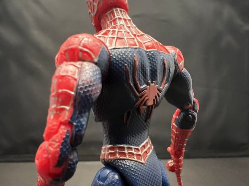 Spider-Man 3 Super Stretch Web Super Posable Action figure Marvel Hasbro 2007 - Picture 8 of 8