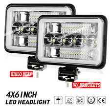 4x6inch Led Work Lights Spot Driving Fog Headlights For Car Suv Truck Tractor