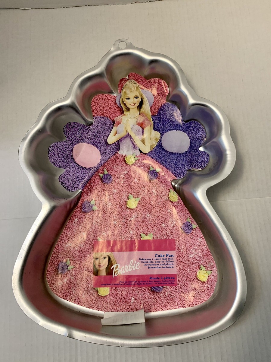 Wilton Enchanted Barbie Cake Pan Brand New Instructions 2105-8934