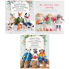 Louise Crowther Collection 3 Books Set Knitted Wild Animal Friends, My Knitted