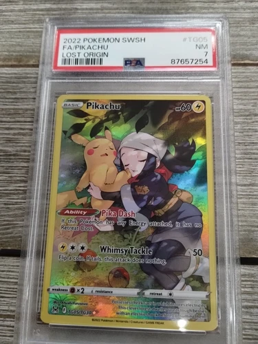PSA 7 2022 Pokemon SWSH FA/Pikachu Lost Origin