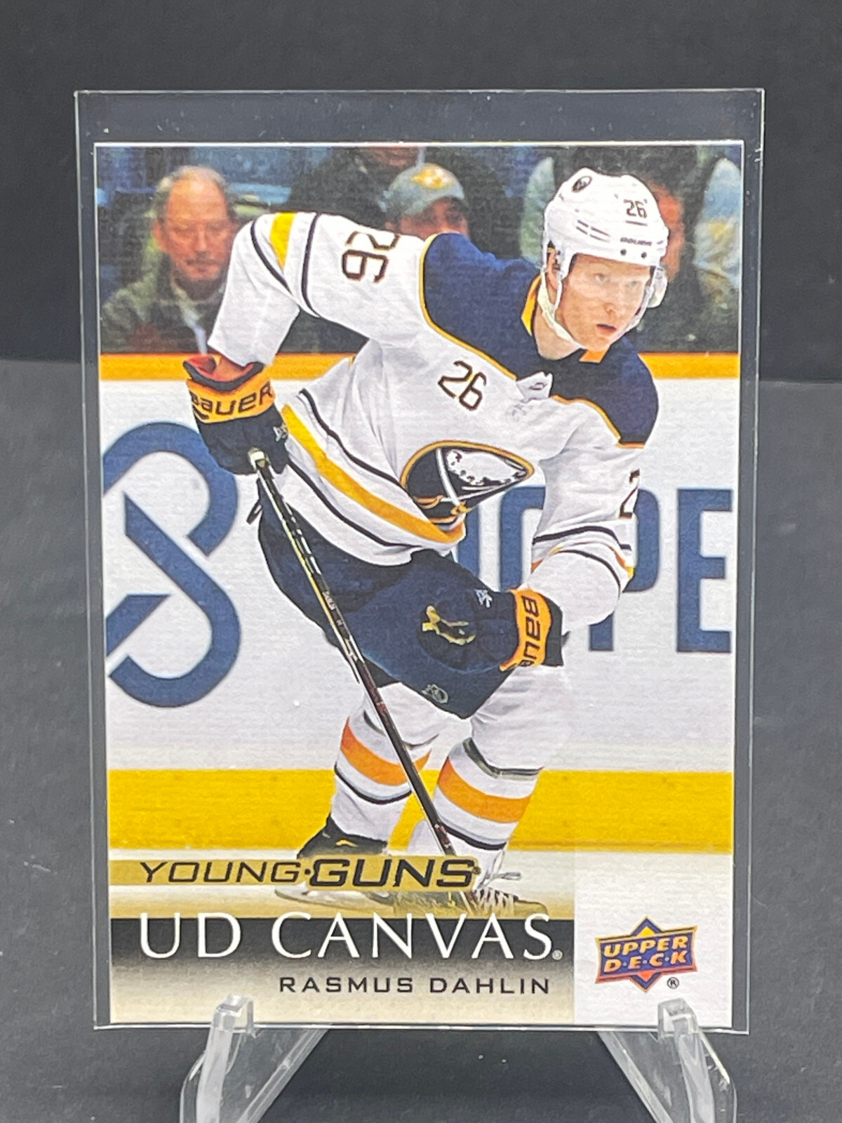 2018-19 RASMUS DAHLIN UPPER DECK YOUNG GUNS CANVAS ROOKIE CARD #C239 SP RC HOT!