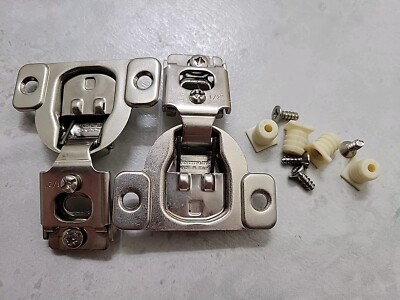 2 Sets Of Ferrari Frame Hinges w/ Screws, Made In Italy (BX-711M)