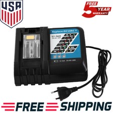 New Battery Charger for Makita DC18RC 14.4V-18V BL1830 BL1850 BL1450 Lithium-Ion