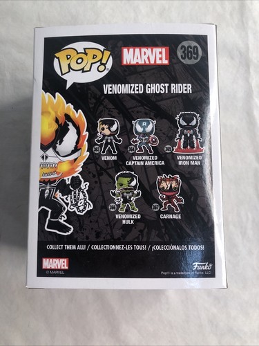 Funko Pop Marvel Venom Venomized Ghost Rider #369 Only At Walmart - Picture 4 of 8