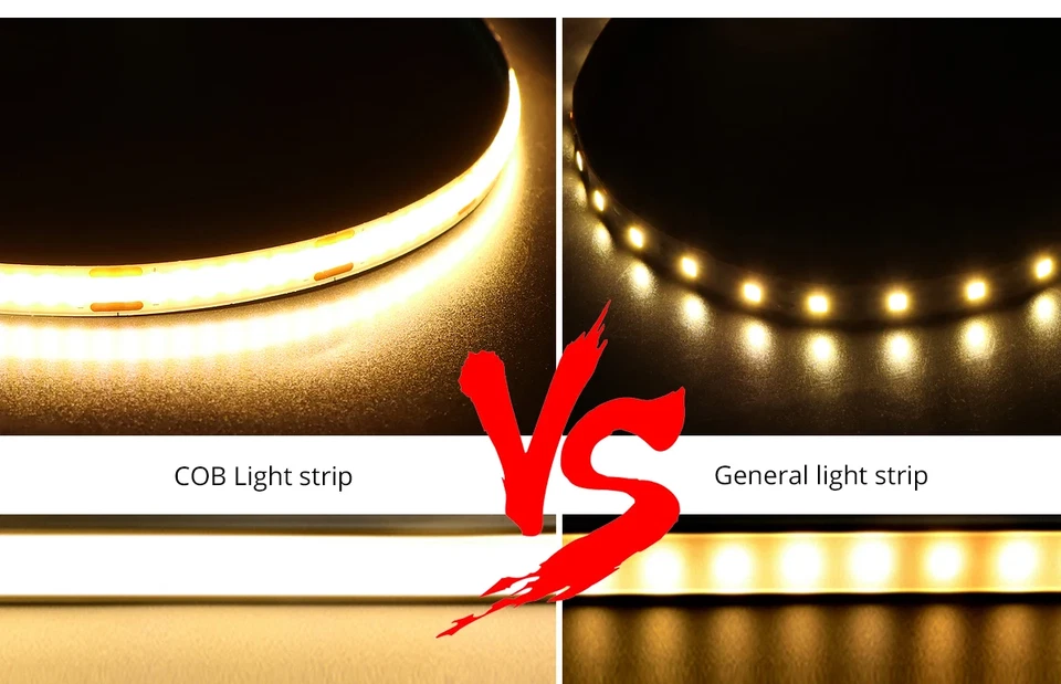 Striscia LED COB 24V 11W/m 5m Altissima Luminosità (1100lm/mt) Luce uniforme - Immagine 2 di 3