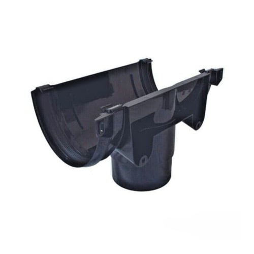 200mm (8 Inch) Industrial Guttering & 160mm Downpipe Fittings in Black and Grey - Picture 15 of 29