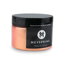 MEYSPRING Peach Gold Mica Powder - Epoxy Resin Color Pigment Resin Dye