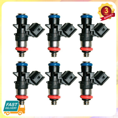 Set of 6 Fuel Injectors For Dodge 2011-19 Charger Grand Caravan Journey 3.6L V6