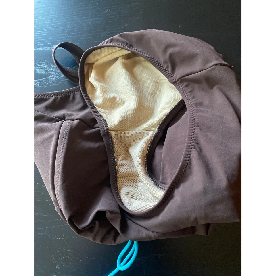 Traje de baño Profile by Gottex marrón totalmente forrado de una pieza talla 10 Foto 4 de 4