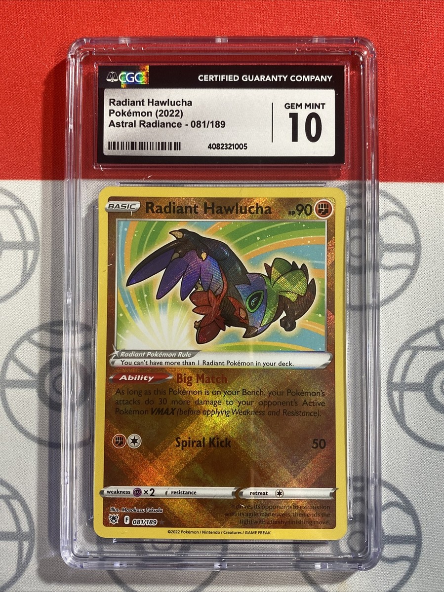 radiant hawlucha pokemon card value Pokemon Card Astral Radiance 81/189 081/189 Radiant Hawlucha Ultra Rar –  Brokenvase Games main image 1