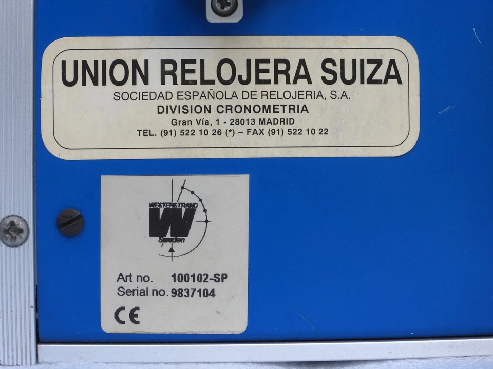 RELOJ ELÉCTRICO DIGITAL MARINO WESTERSTRAND AB SUECIA BARCOS UTC LT UHR 100102-SP Foto 4 de 4