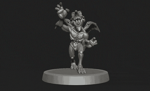 Mephit Into the Pit !! 3D gedruckte Miniaturen für Reign in Hell Demon Daemon - Bild 3 von 6