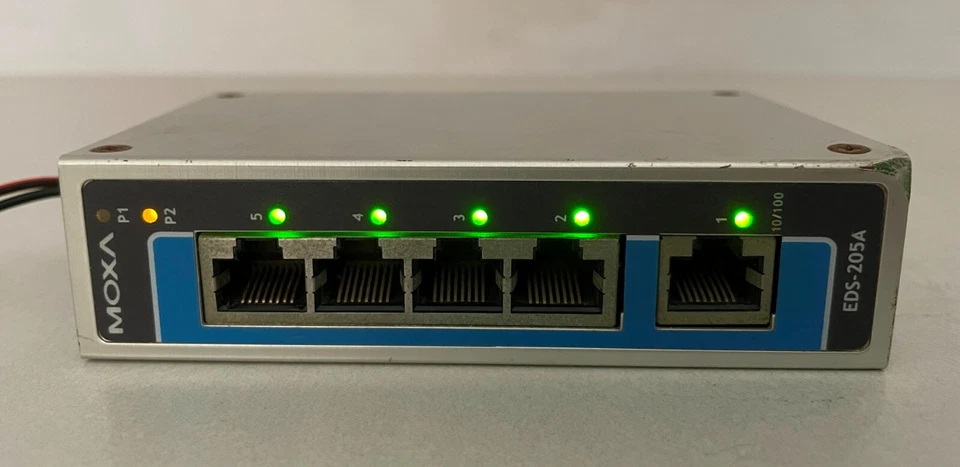 MOXA EDS-205A Ethernet Switch RJ45 Ports 5 Unmanaged 100Mbps  (CV-C) - Image 2 of 4