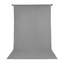 Promaster Wrinkle Resistant Muslin Backdrop 10'x12' - GRAY - 2855