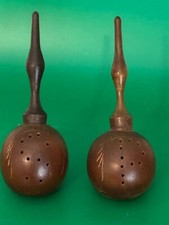 Vintage Wooden Maracas Salt and Pepper Shakers