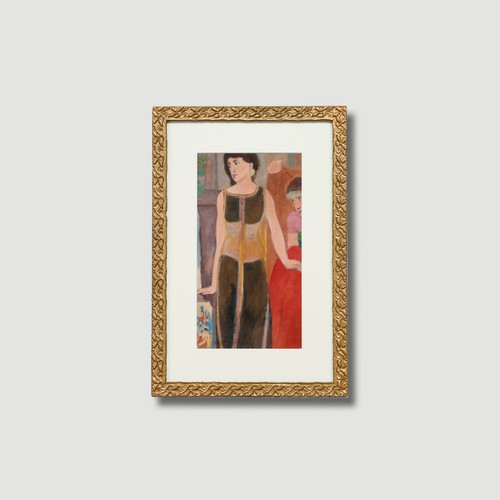 Bloomsbury School Mid 20th Century Pastel - Greek Beauty - Picture 6 of 6