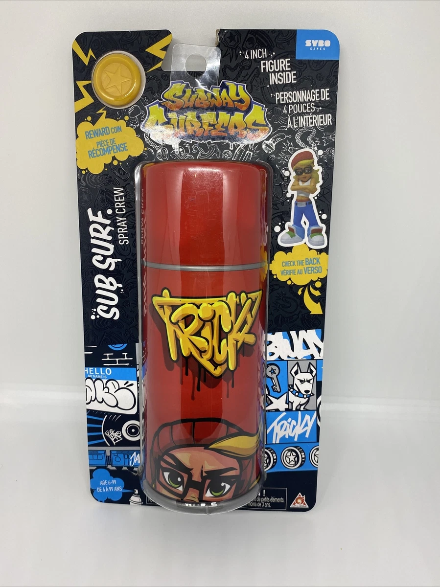 Subway Surfers Sub Surf Spray Crew 4 Vinyl Figure Tricky Reward Coin Toy 4  Inch