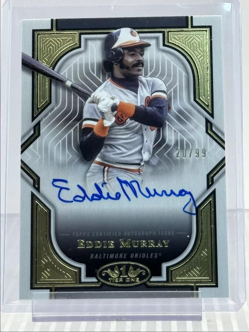 UnderWraps 直筆サインボール EDDIE MURRAY EDDIE MURRAY 2023 TOPPS TIER ONE BASEBALL AUTOGRAPH AUTO 20/99 | eBay