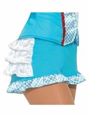 Forum Novelties Farm Girl Boy Shorts-Std, Blue/Tile, Standard NEW