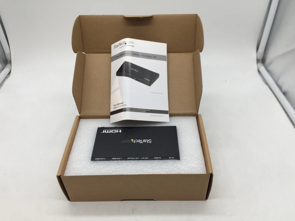 NEW StarTech 2 Port 4K 60Hz HDMI Splitter ST122HD20S FREE S/H - Image 2 of 3