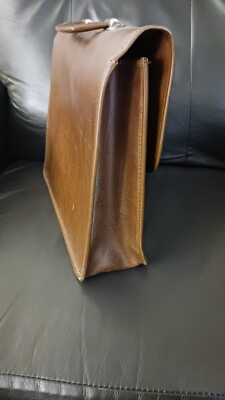 Vintage Satchel From France, 1971, Brown with Buckle Closure | eBay